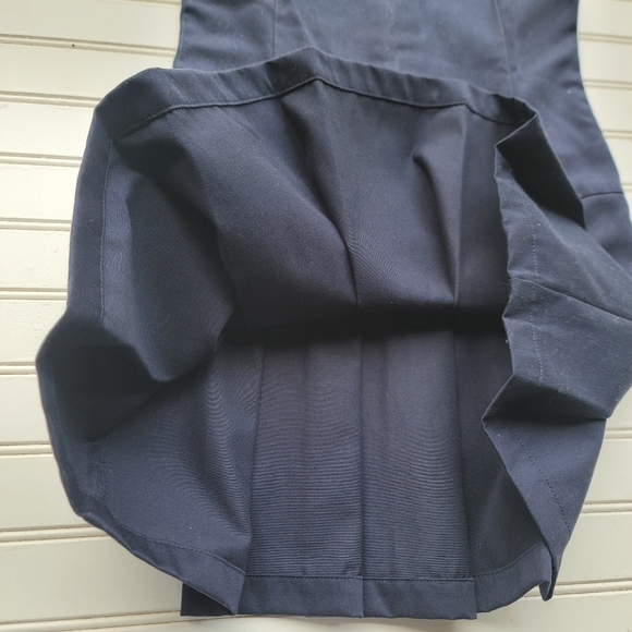 Gap Kids Girls Navy Blue Uniform Jumper Dress Sleveless Plaid M (8) - Picture 9 of 9